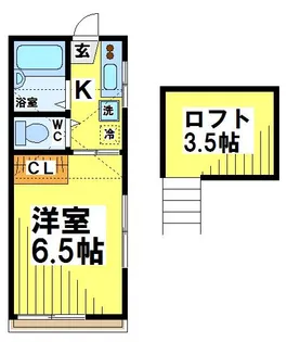 アイランドハウス【2階】の間取り