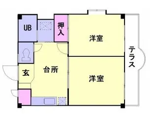 メゾンソフィア【2階】の間取り