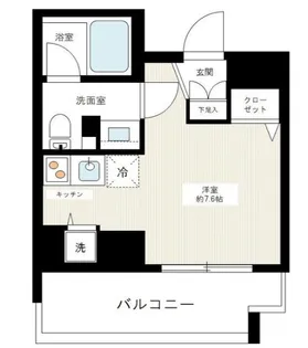 ダイナシティ西新宿【3階】の間取り