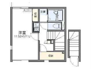 レオネクストメイプル【2階】の間取り