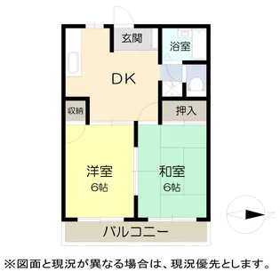 大虹シティ【1階】の間取り