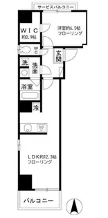 アートヴィラージュ亀戸【9階】の間取り