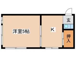 辰美荘【1階】の間取り