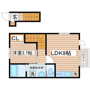 Callais(カレース)【2階】の間取り
