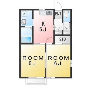 コート・ドゥ・ベール弐番館【1階】の間取り