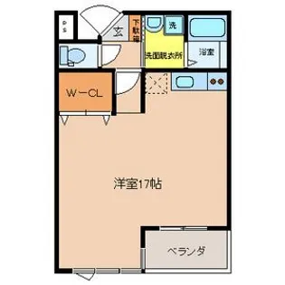 ビオス竹林【1階】の間取り