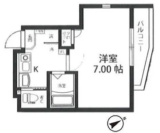 ベルガーデン常盤台III【3階】の間取り
