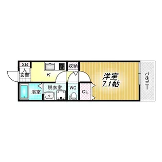 ソレイユII【1階】の間取り