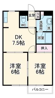 エクレール【2階】の間取り