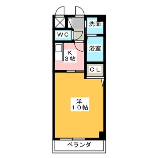 アルテア平中【3階】の間取り