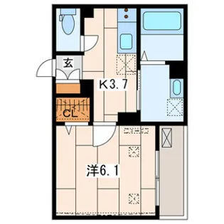 Le lis blanc II【3階】の間取り