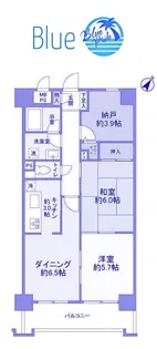 ライオンズマンション横浜鴨居【7階】の間取り