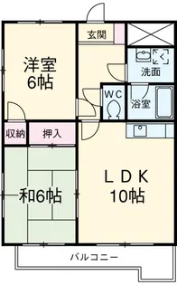 メゾン憧旛【6階】の間取り