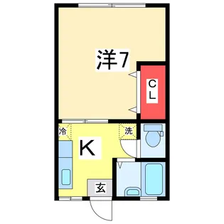 チャーリーハウス【1階】の間取り