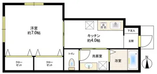 ナリトモ都賀【1階】の間取り