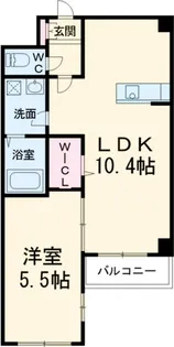 ツリーデン勝田台2【4階】の間取り