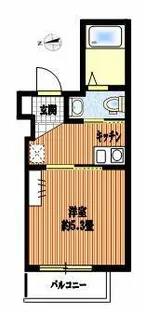 コスモネクシア大島【3階】の間取り
