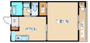 青葉マンション2号館【2階】の間取り