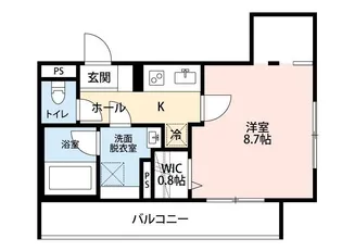 バーズコーブ【1階】の間取り