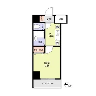 ロリエ笹塚【8階】の間取り