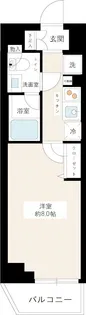 ハイズクレセール清澄白河【4階】の間取り