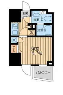 ライブコート草加【4階】の間取り