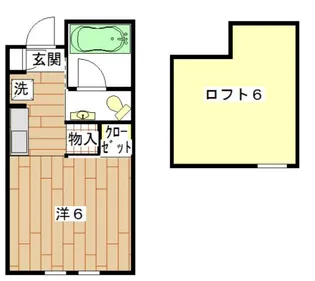 ラ フロンヴィラージュ【1階】の間取り
