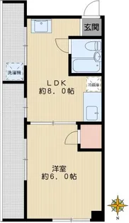 谷口ビル【5階】の間取り
