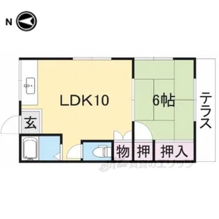 メーベルハイツ【1階】の間取り
