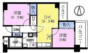 フィオーレ豊島園1【4階】の間取り