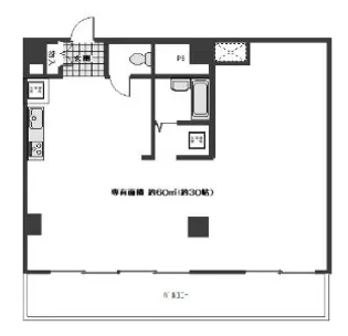 秀和桜丘レジデンス【9階】の間取り