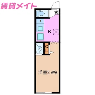 La famille 伊勢壱番館【1階】の間取り
