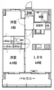 エスペランサ【2階】の間取り