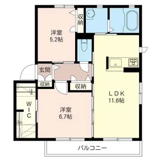 シャインステージL【1階】の間取り