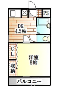 ミルキーウェイ【1階】の間取り