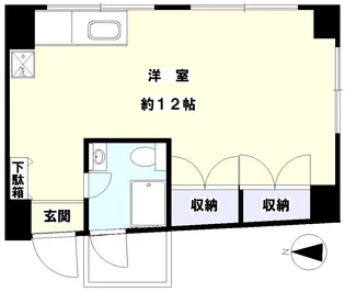 瀧澤ビル【6階】の間取り