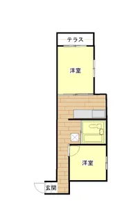 エッセンシャル永井川【2階】の間取り