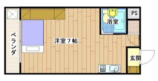 長瀬駅前マンション【1階】の間取り
