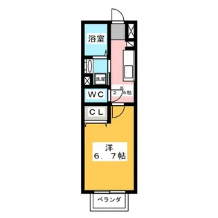 シトラスハイム【2階】の間取り