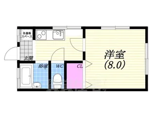 グリーンハイツ(樋之池町)【2階】の間取り