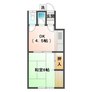 大和荘【1階】の間取り