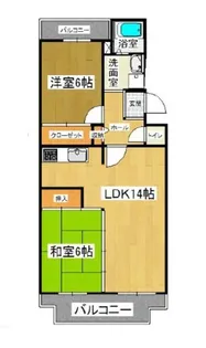 グレープコート【3階】の間取り