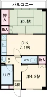 瑞江サングリーンビル【3階】の間取り