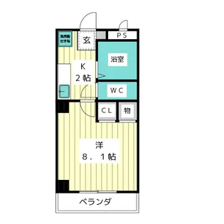 サンライズ【1階】の間取り