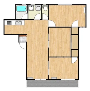 セゾンハイツ【2階】の間取り
