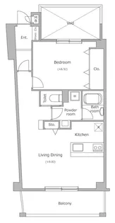 東京都練馬区中村3【マンション】の間取り