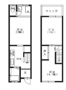 大阪府三島郡島本町青葉1【一戸建】の間取り