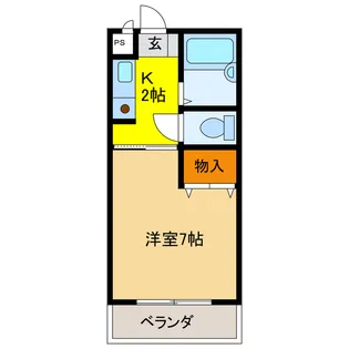 岐阜県岐阜市昭和町3【マンション】の間取り