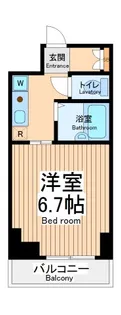 東京都調布市多摩川5【マンション】の間取り