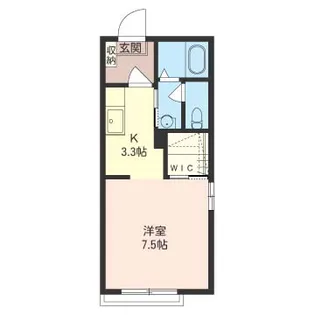 サウスパークハイム【1階】の間取り